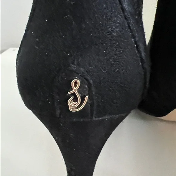 Sam Edelman Women’s Black Suede Ankle Boots - Picture 6 of 14